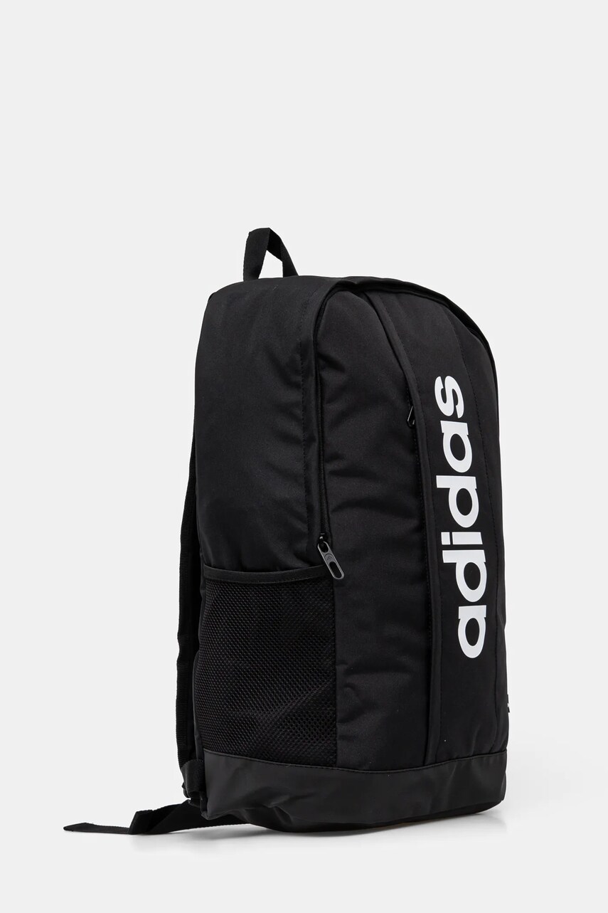 Рюкзак adidas LINEAR BACKPACK колір чорний великий з принтом JD9556