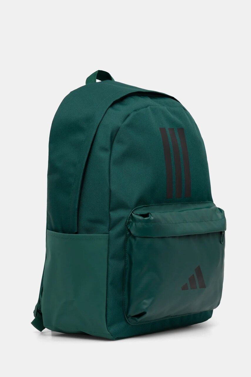 Рюкзак adidas CLSC BARS 3S колір зелений великий з принтом IS7044