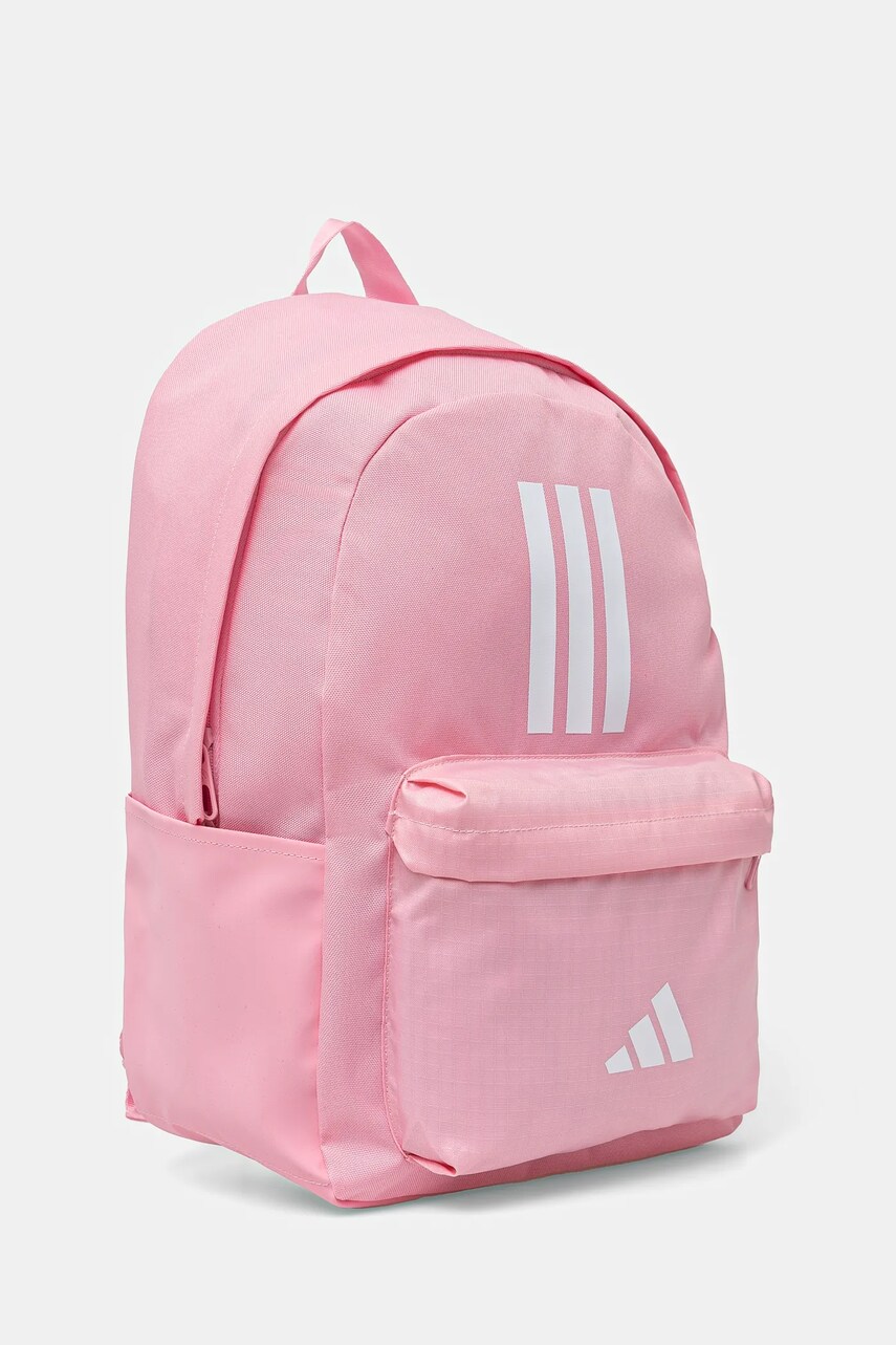 Рюкзак adidas CLSC BARS 3S колір рожевий великий з принтом IS7046