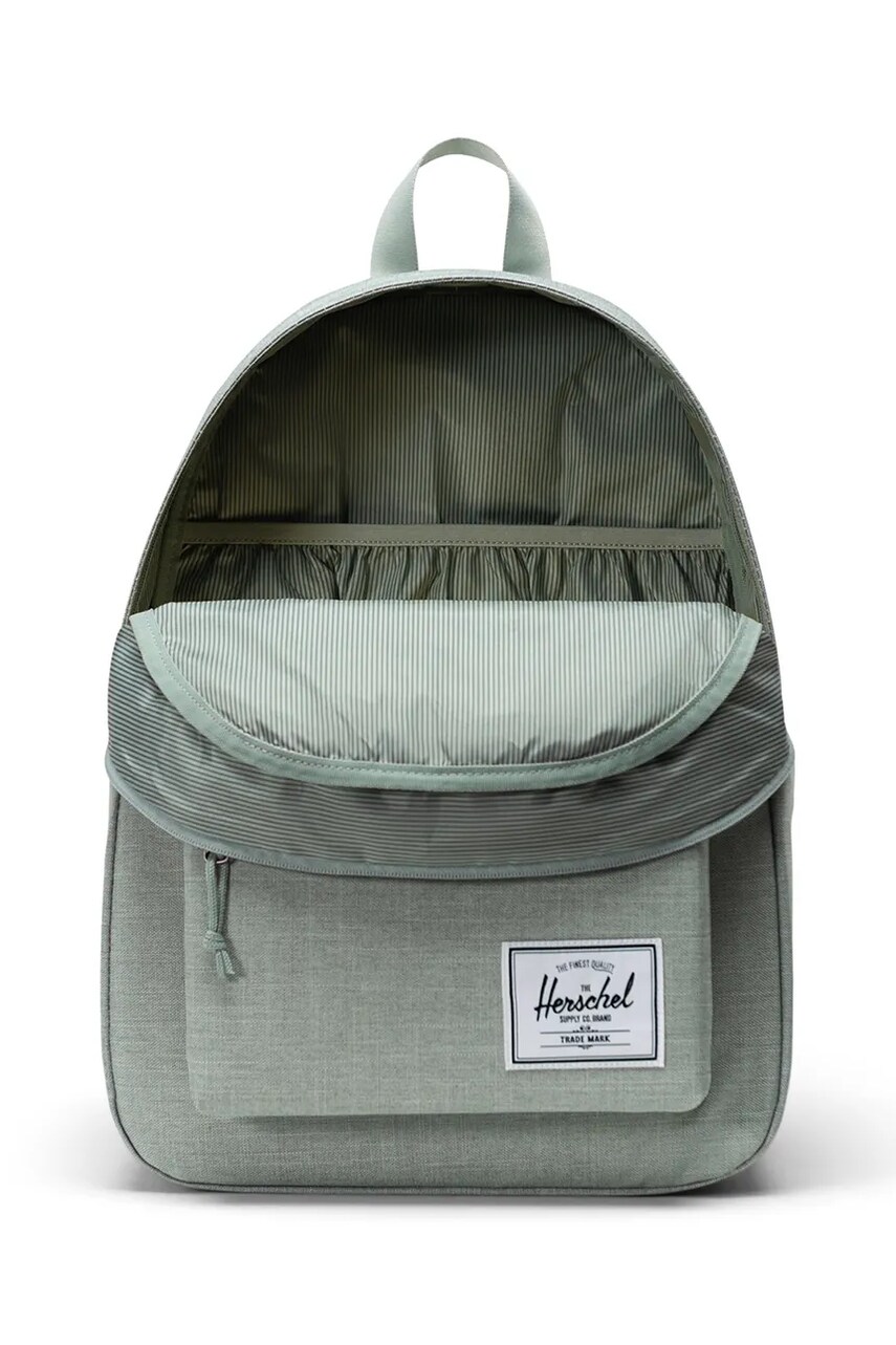 Рюкзак Herschel колір зелений великий однотонний 11544-06569-OS