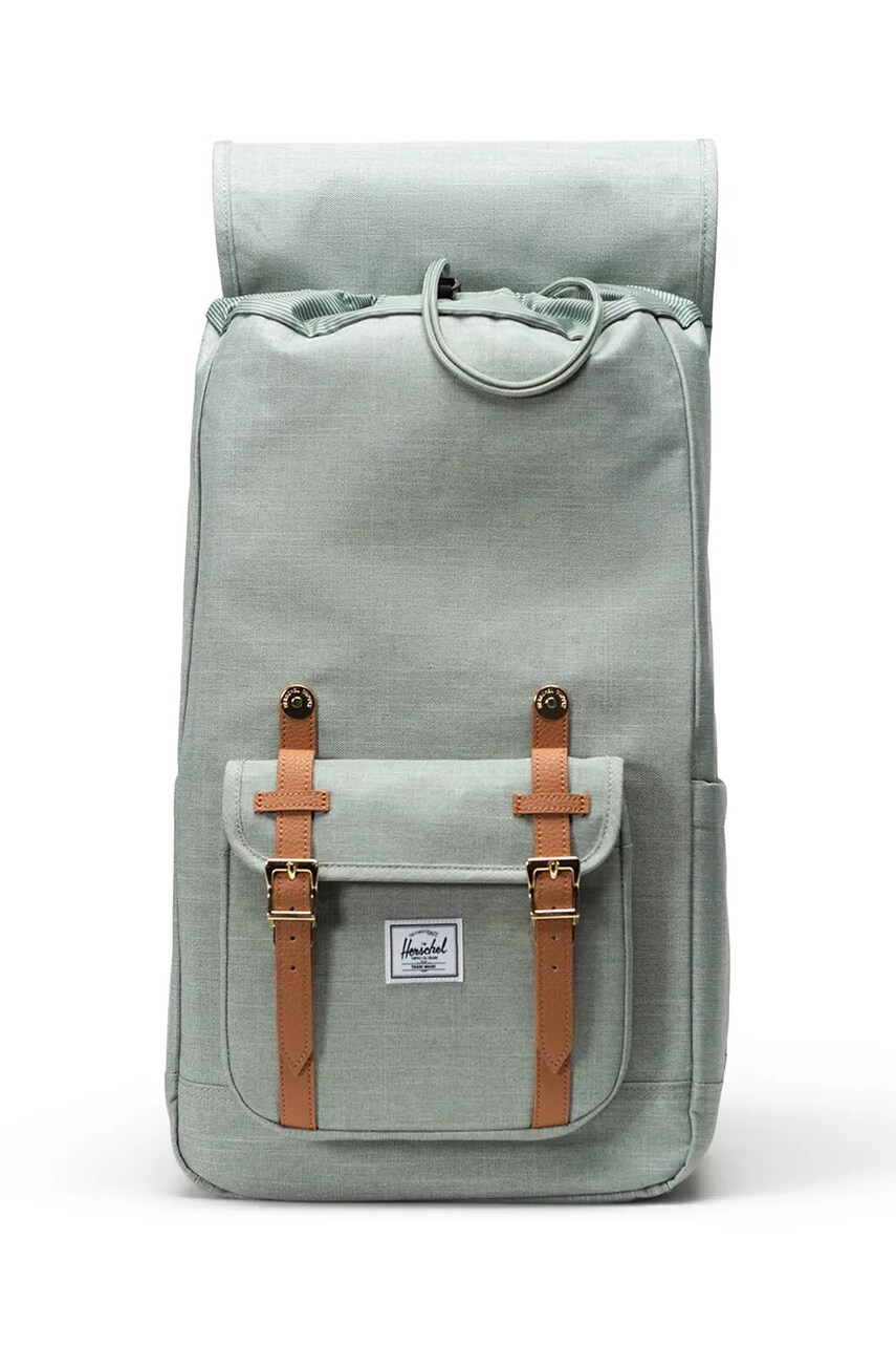 Рюкзак Herschel колір зелений великий однотонний 11390-06569-OS