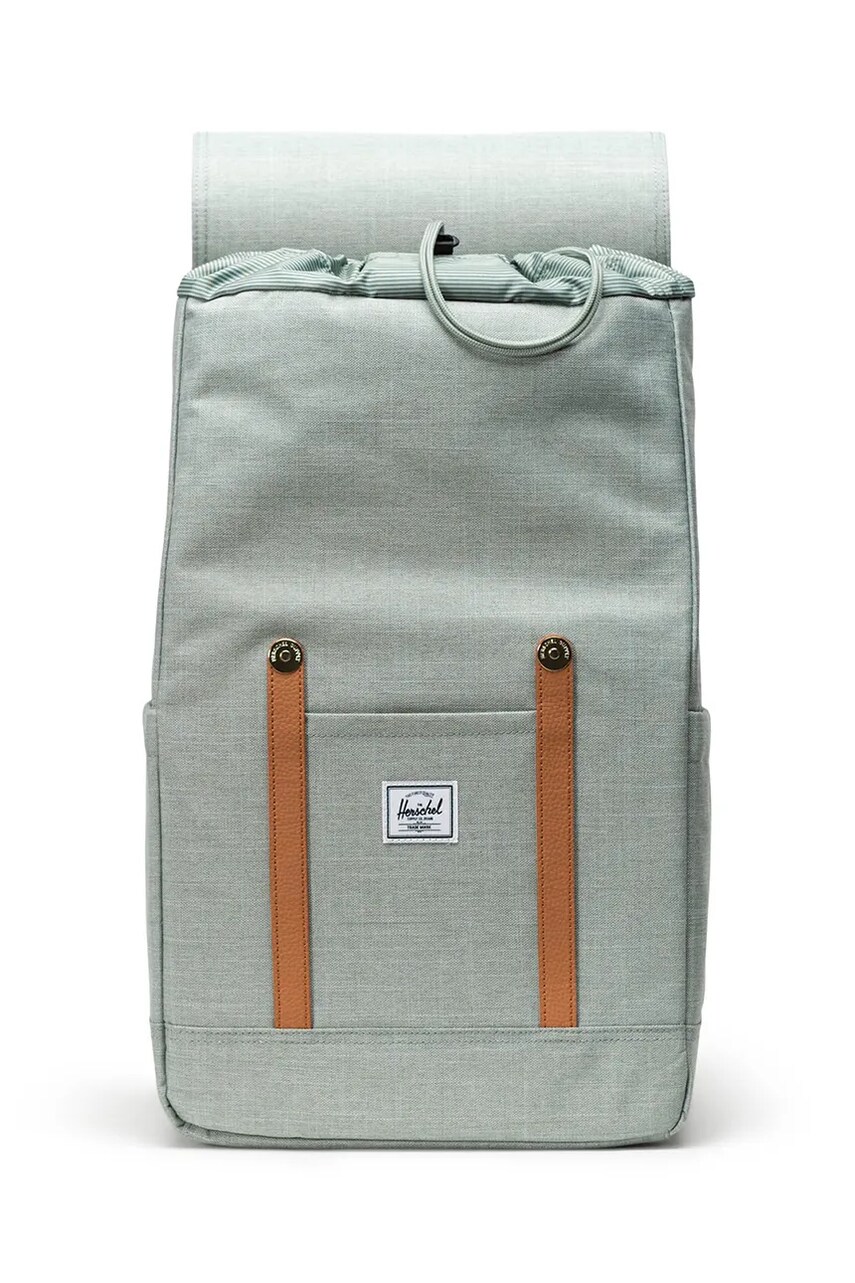 Рюкзак Herschel колір зелений великий однотонний 11397-06569-OS