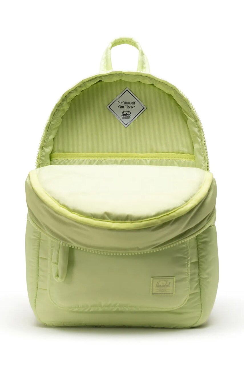 Рюкзак Herschel Settlement Backpack колір зелений великий однотонний 11421-06561-OS