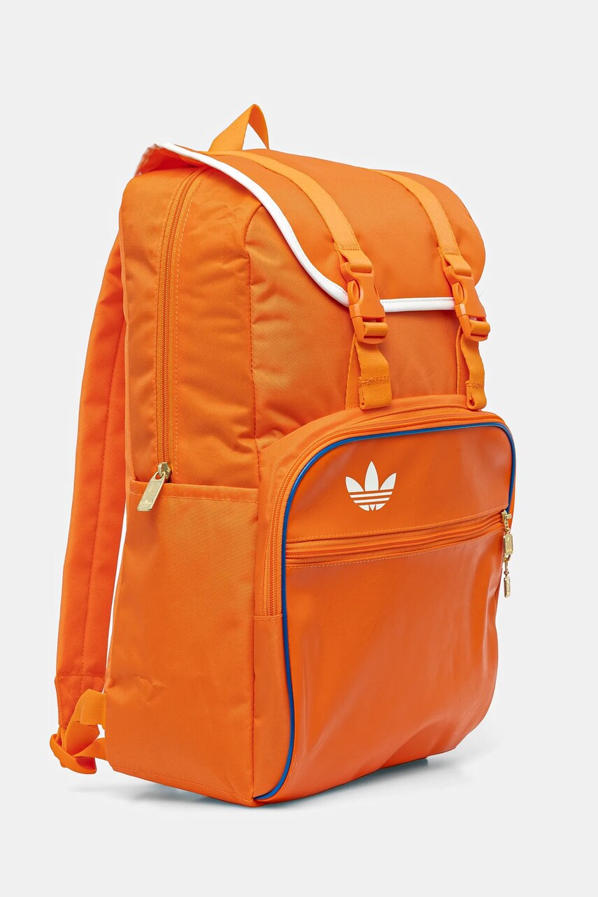 Рюкзак adidas Originals колір помаранчевий великий з принтом JC8327