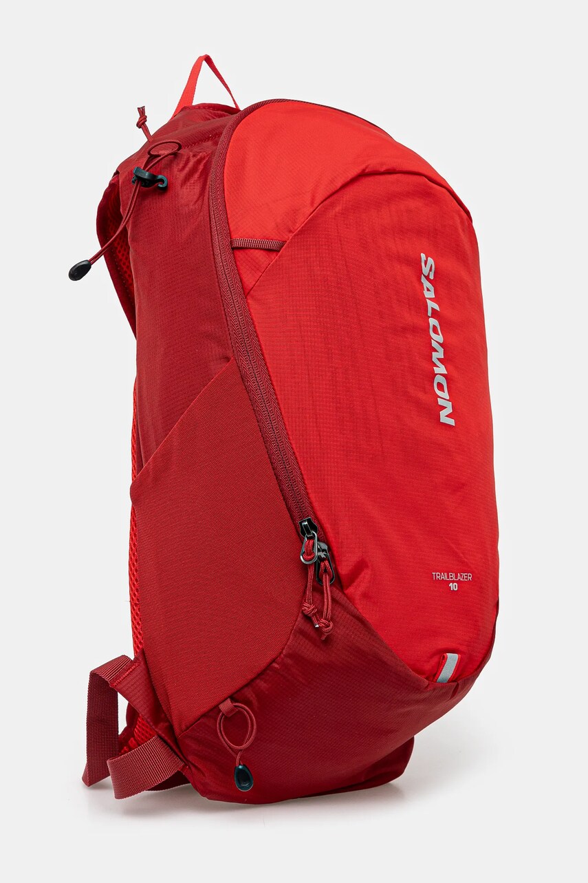 Рюкзак Salomon Trailblazer 10 колір червоний великий з принтом LC2183600
