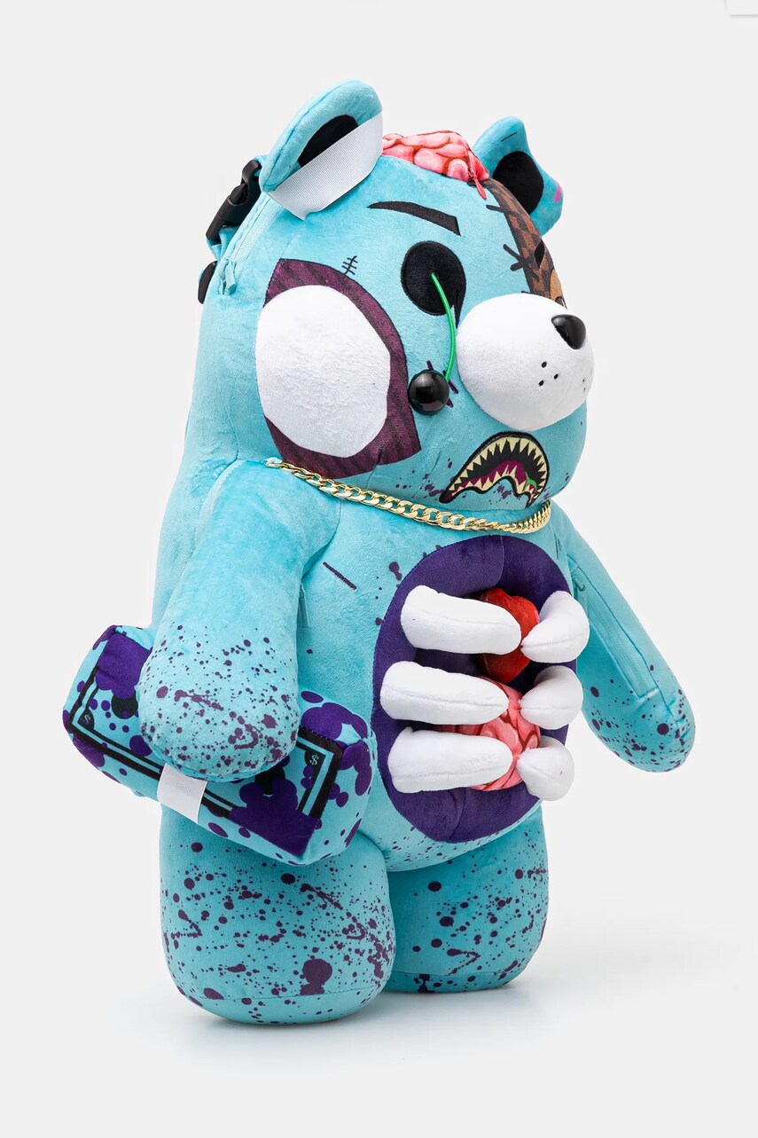 Рюкзак Sprayground колір бірюзовий малий візерунок 910B6851NSZ