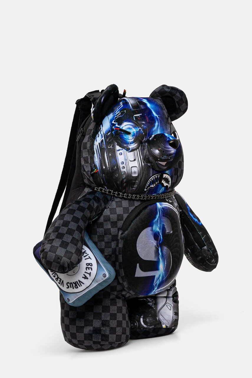 Рюкзак Sprayground колір чорний малий візерунок 910B6784NSZ
