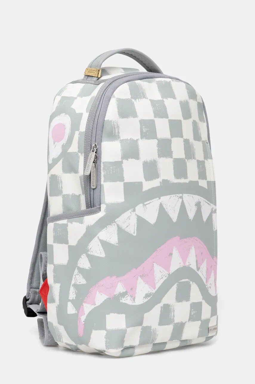 Рюкзак Sprayground колір сірий великий візерунок 910B6766NSZ