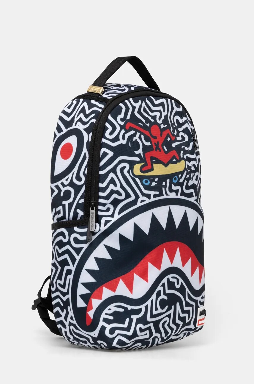 Рюкзак Sprayground колір чорний великий візерунок 910B6914NSZ