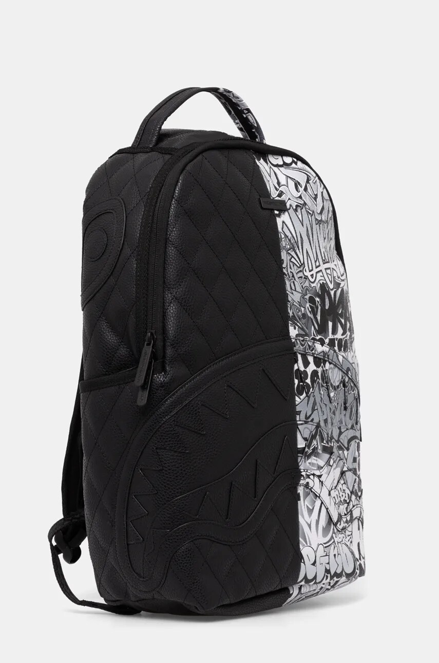 Рюкзак Sprayground колір чорний великий візерунок 910B6046NSZ