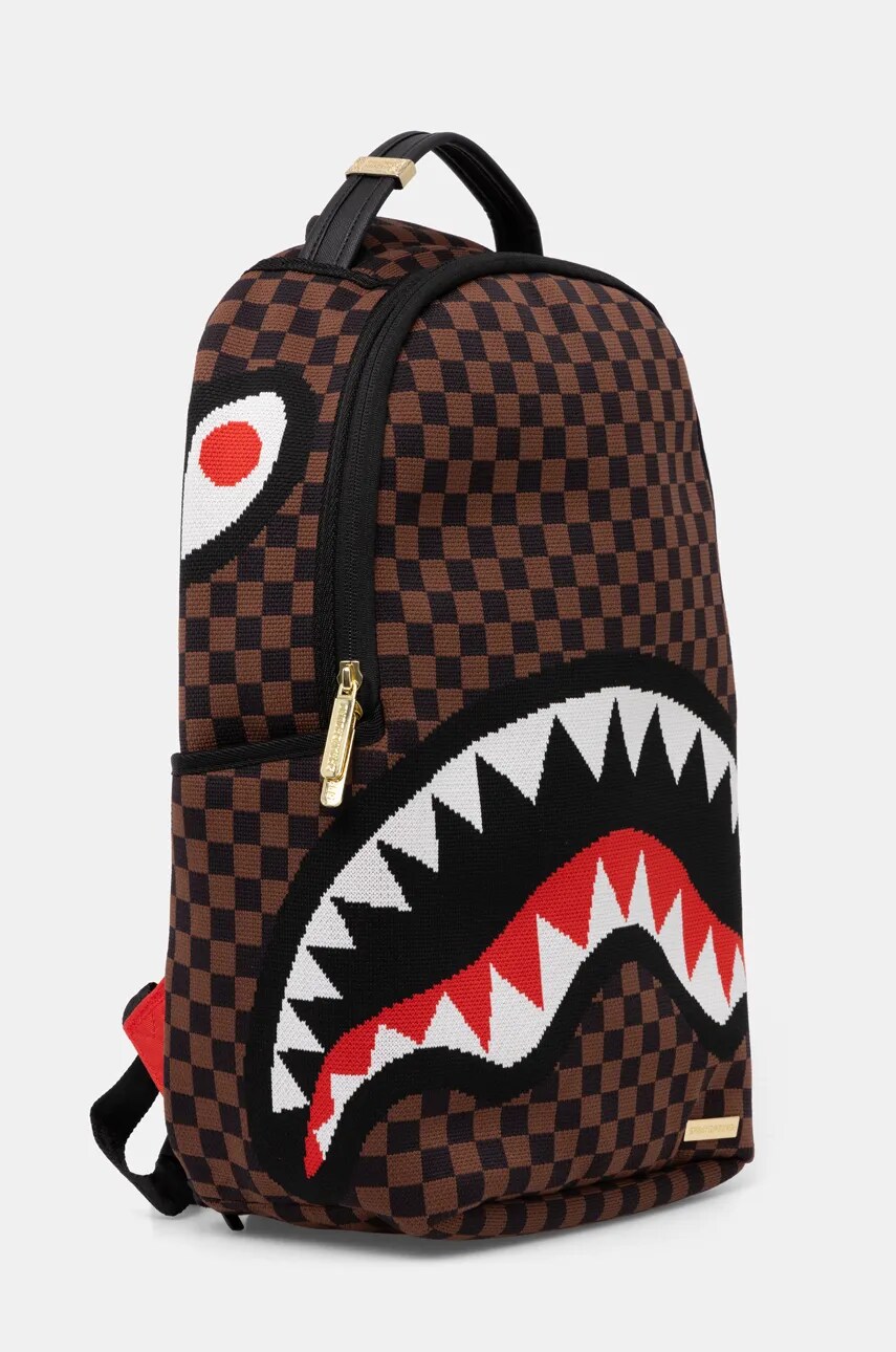 Рюкзак Sprayground колір коричневий великий візерунок 910B6778NSZ