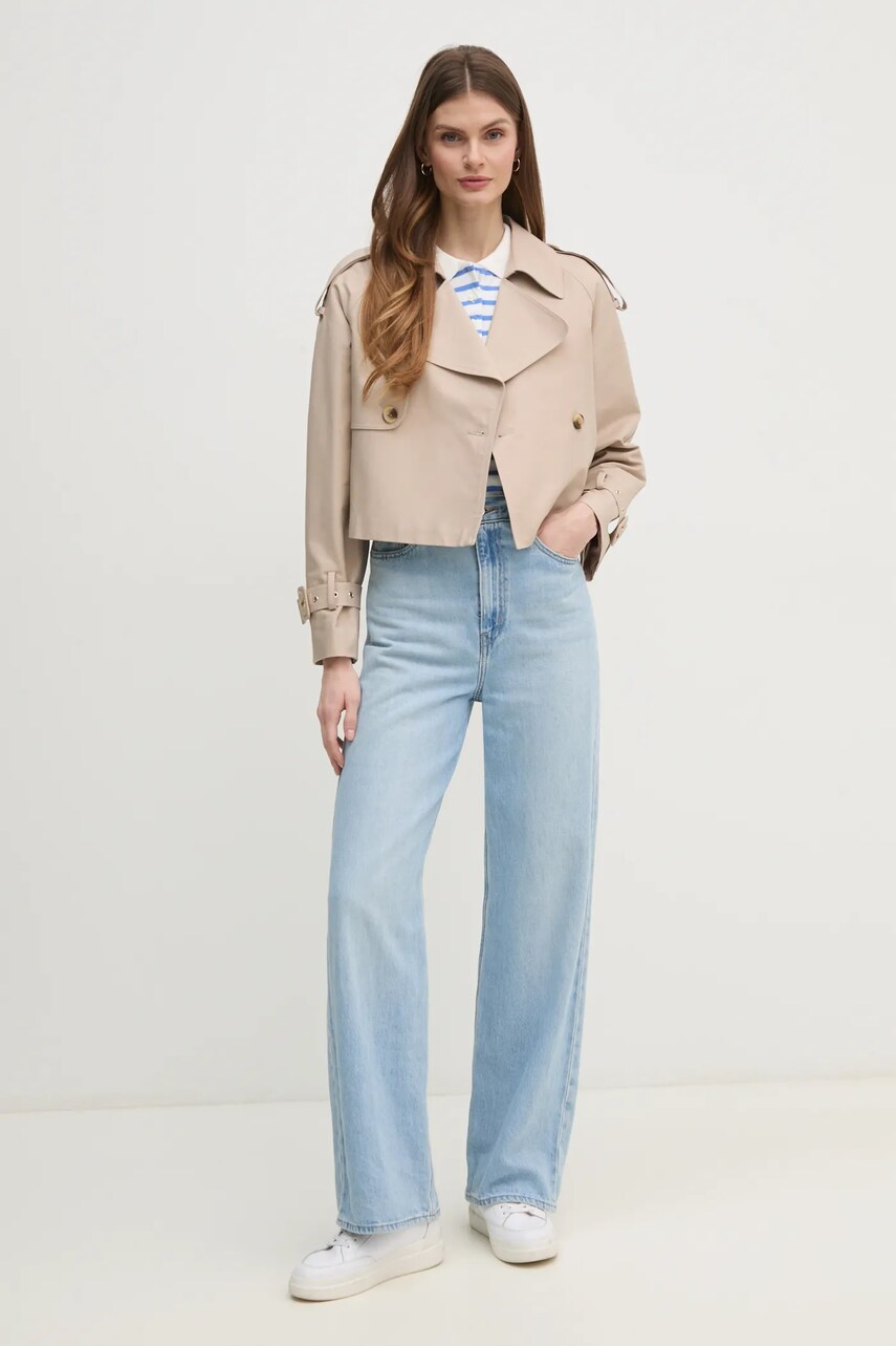 Поло Tommy Hilfiger жіноче колір синій WW0WW43224