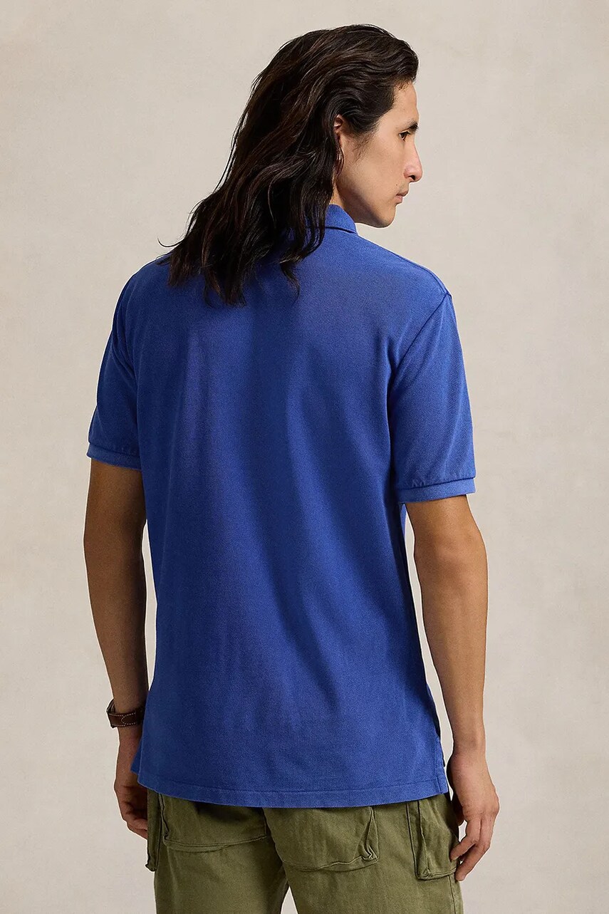 Бавовняне поло Polo Ralph Lauren однотонне 710958188