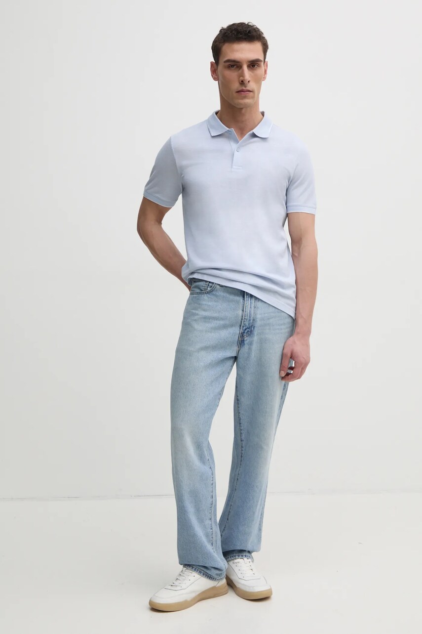 Бавовняне поло Calvin Klein однотонне K10K114475