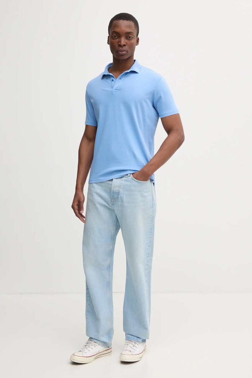 Бавовняне поло Superdry однотонне M1110440A-BYJ