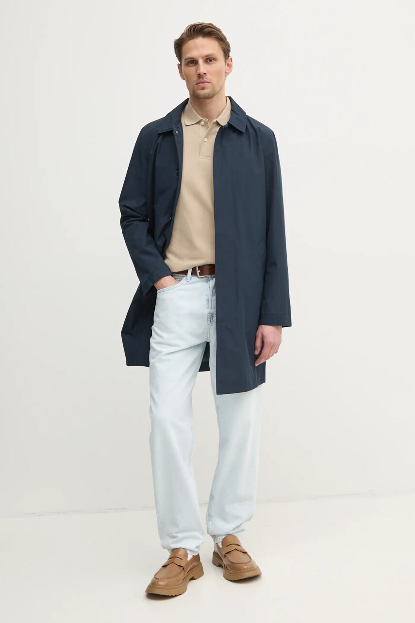 Поло Tommy Hilfiger чоловіче колір бежевий однотонне MW0MW38951