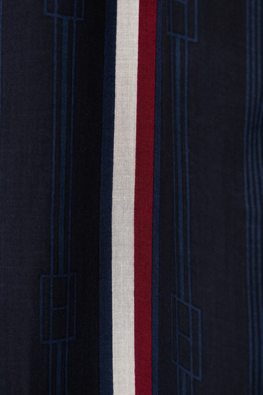 Шарф Tommy Hilfiger жіночий колір синій однотонний AW0AW17345
