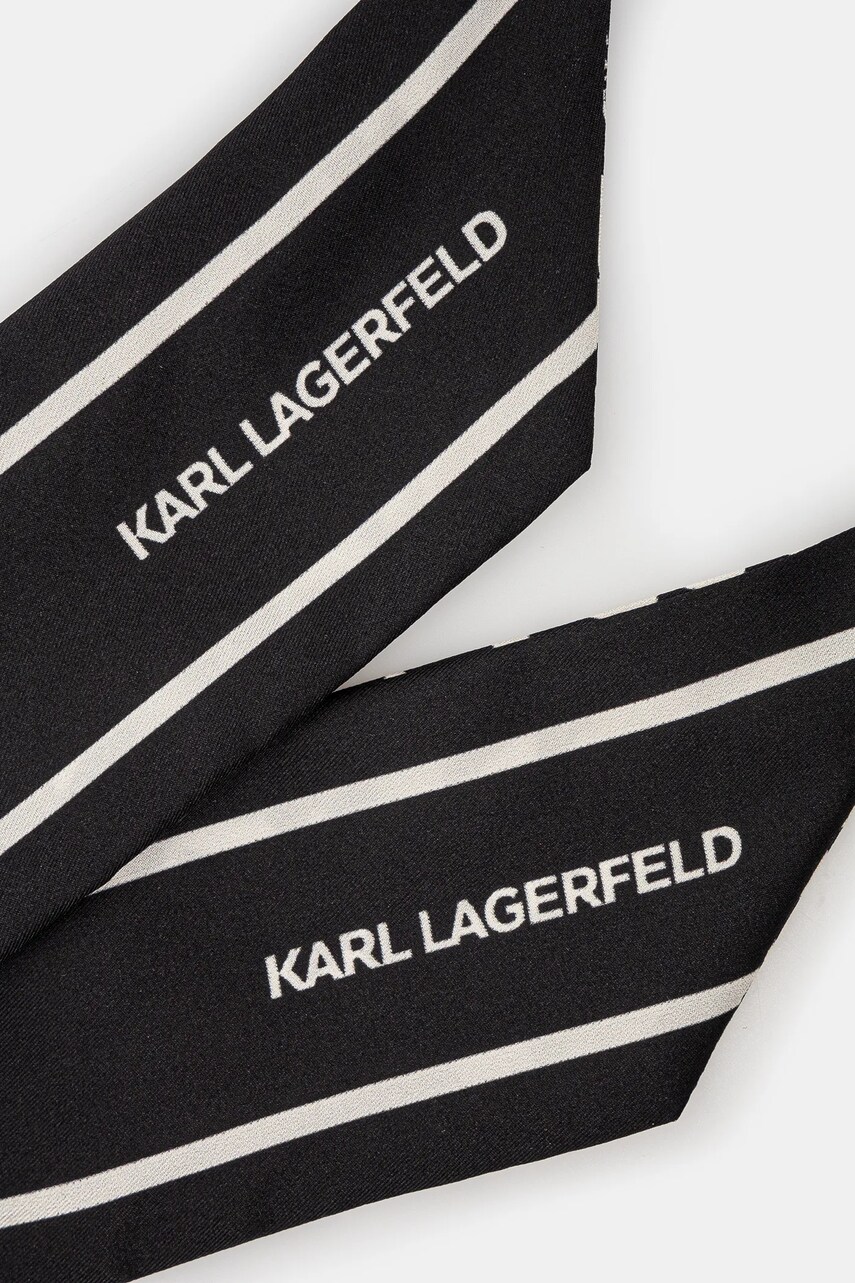 Хустка Karl Lagerfeld жіноча колір білий візерунок A1W33053