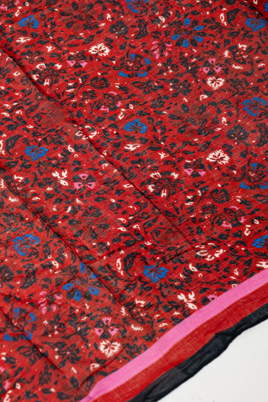 Хустка Pepe Jeans EVA SCARF жіноча колір червоний візерунок PL110707