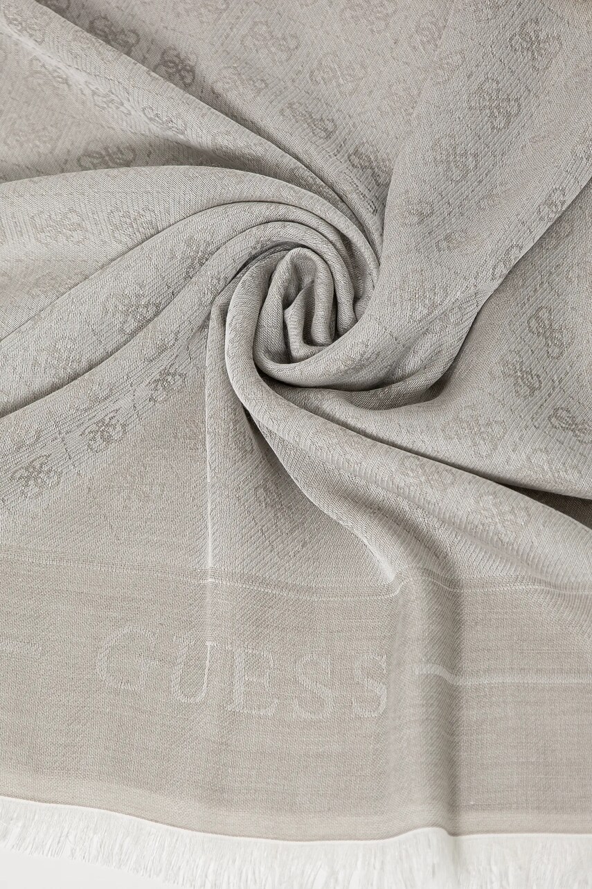 Шарф Guess ZAMIRA жіночий колір сірий візерунок AW5277 MOD03
