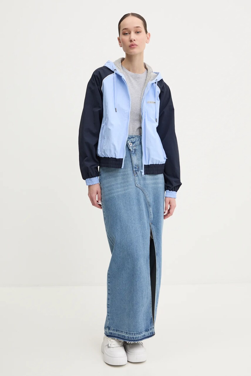 Джинсова спідниця Karl Lagerfeld Jeans maxi олівець A1W12009
