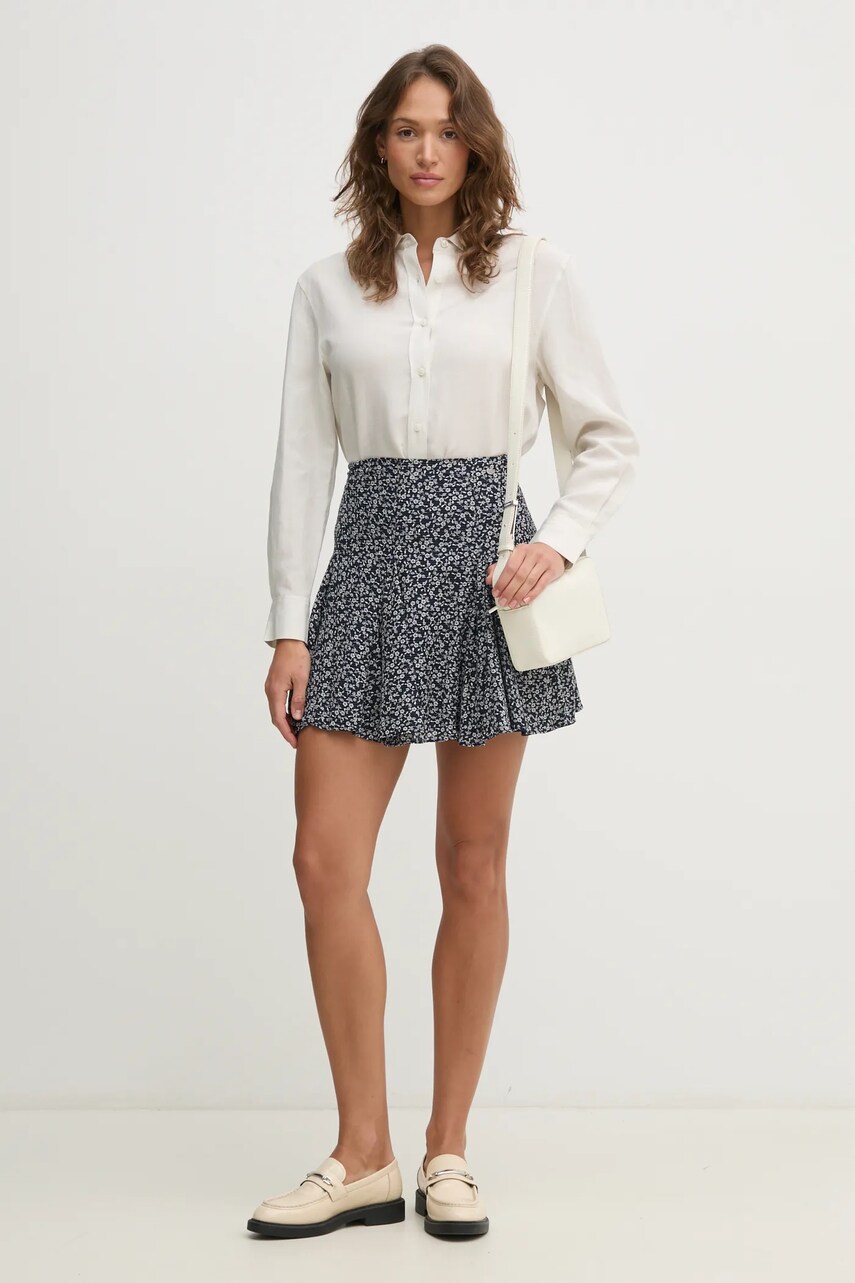 Спідниця Pepe Jeans CASSANDRA колір синій mini розкльошена PL901196