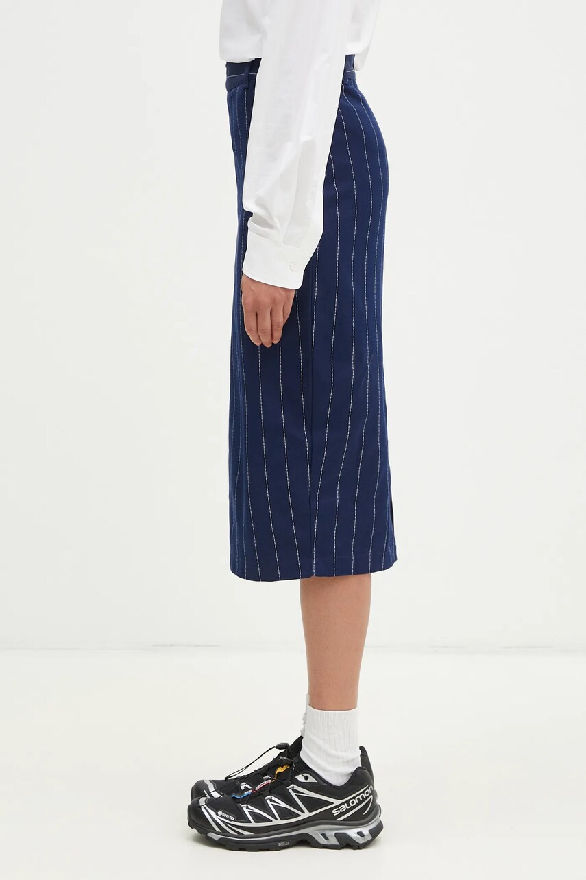 Спідниця adidas Originals Pencil Skirt колір синій midi олівець JD2576