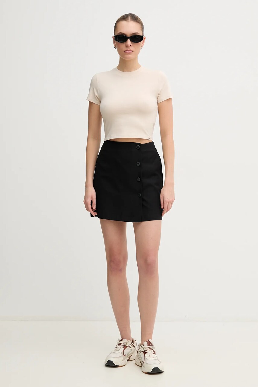Спідниця Calvin Klein Jeans колір чорний mini розкльошена J20J225328
