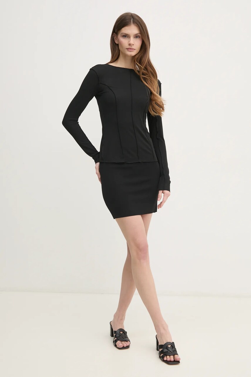 Спідниця Calvin Klein Jeans колір чорний mini олівець J20J225527