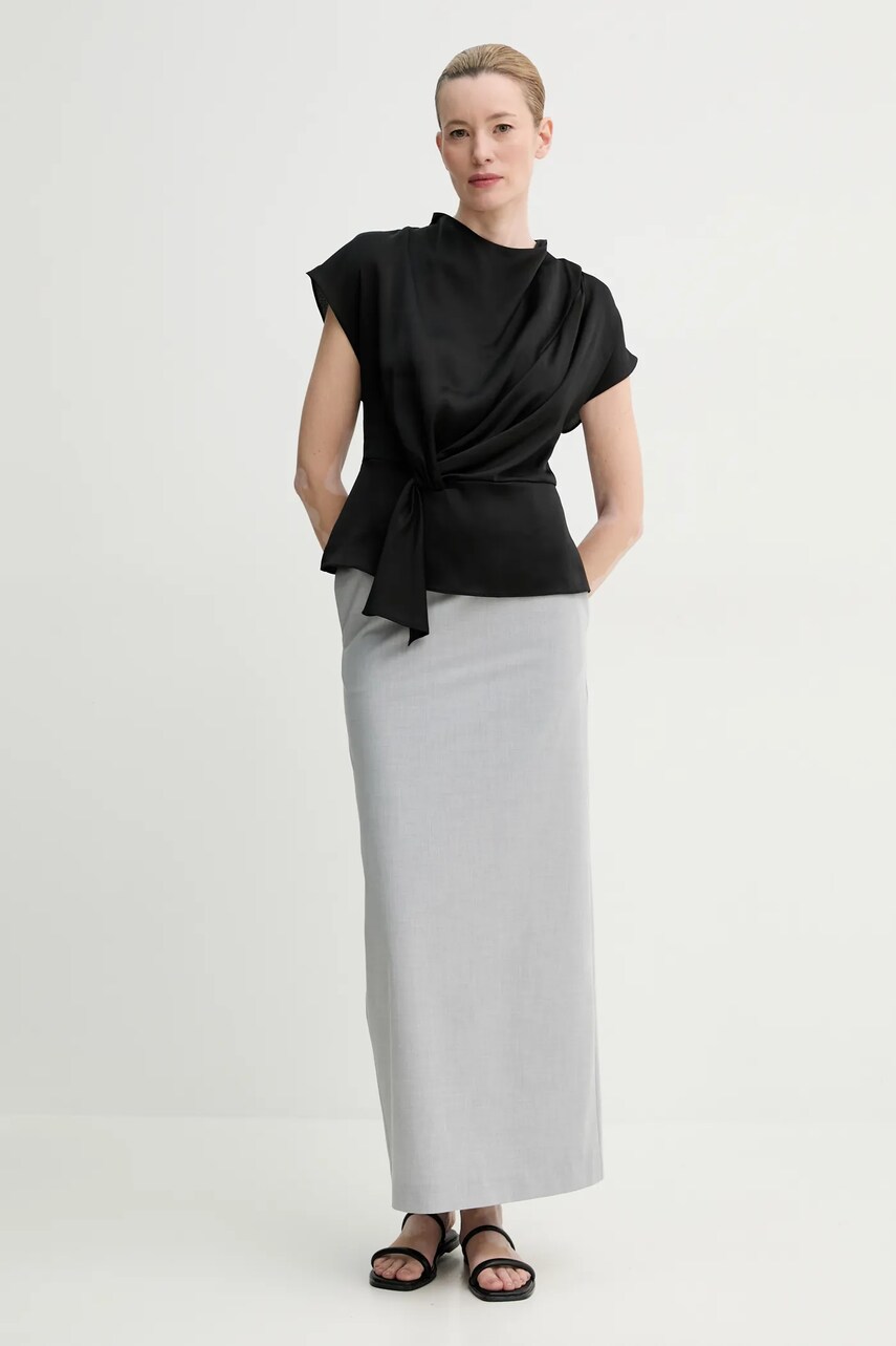 Спідниця ISABELLE BLANCHE колір сірий maxi пряма IS25SS-G027-T003