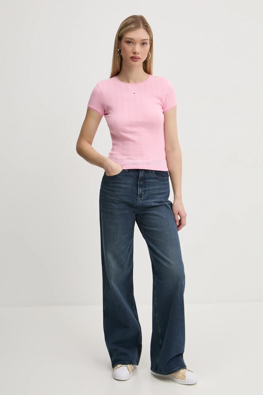 Джинси Tommy Jeans жіночі колір синій DW0DW19583