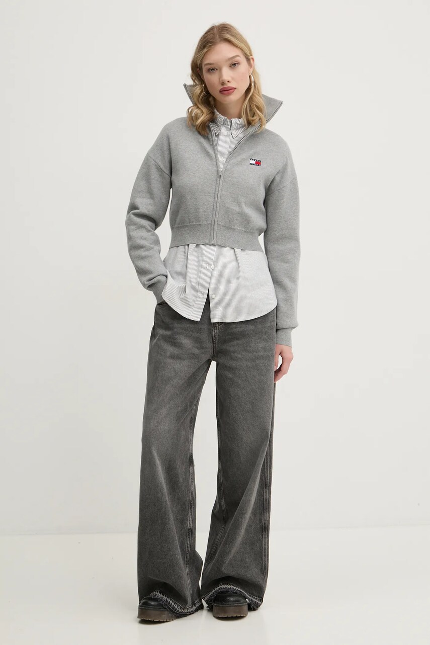 Джинси Tommy Jeans жіночі колір сірий DW0DW19774