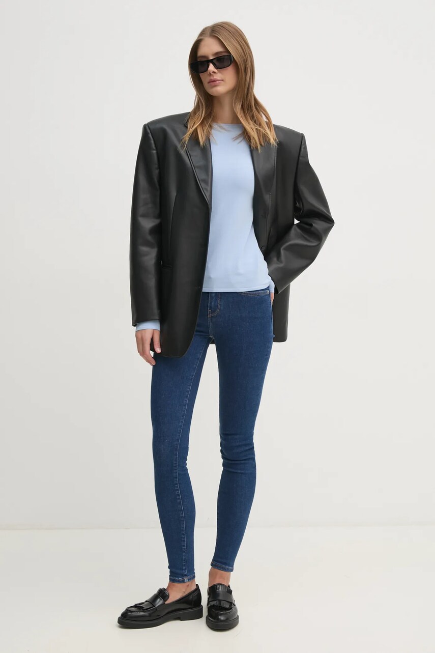 Джинси Tommy Hilfiger жіночі колір синій WW0WW43727