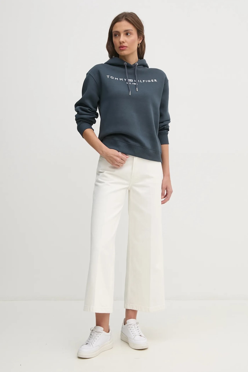 Джинси Tommy Hilfiger жіночі колір бежевий WW0WW44330