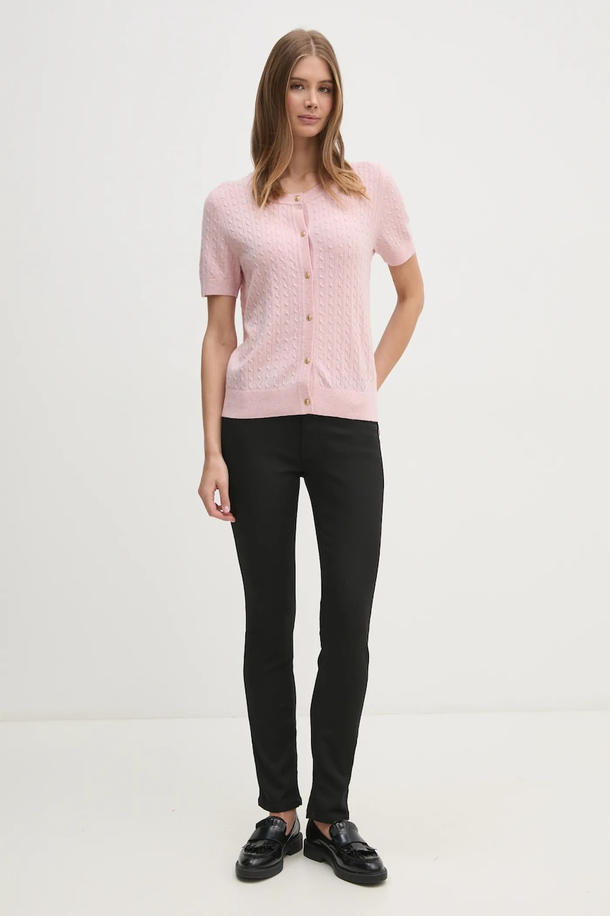 Джинси Pepe Jeans SLIM JEANS LW NEW BROOKE жіночі колір чорний PL204737XM7
