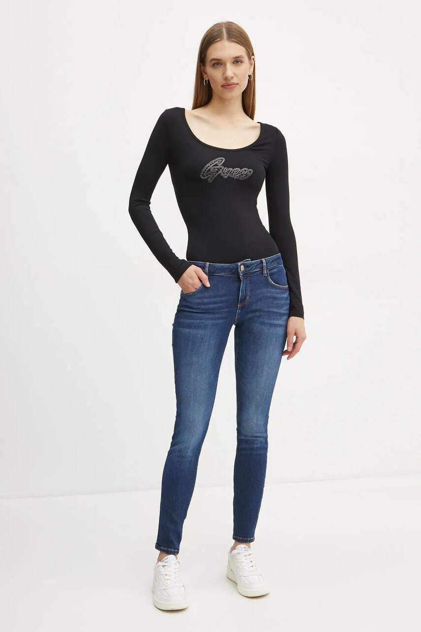 Джинси Guess ANNETTE жіночі колір синій W2YA99 D4Q03