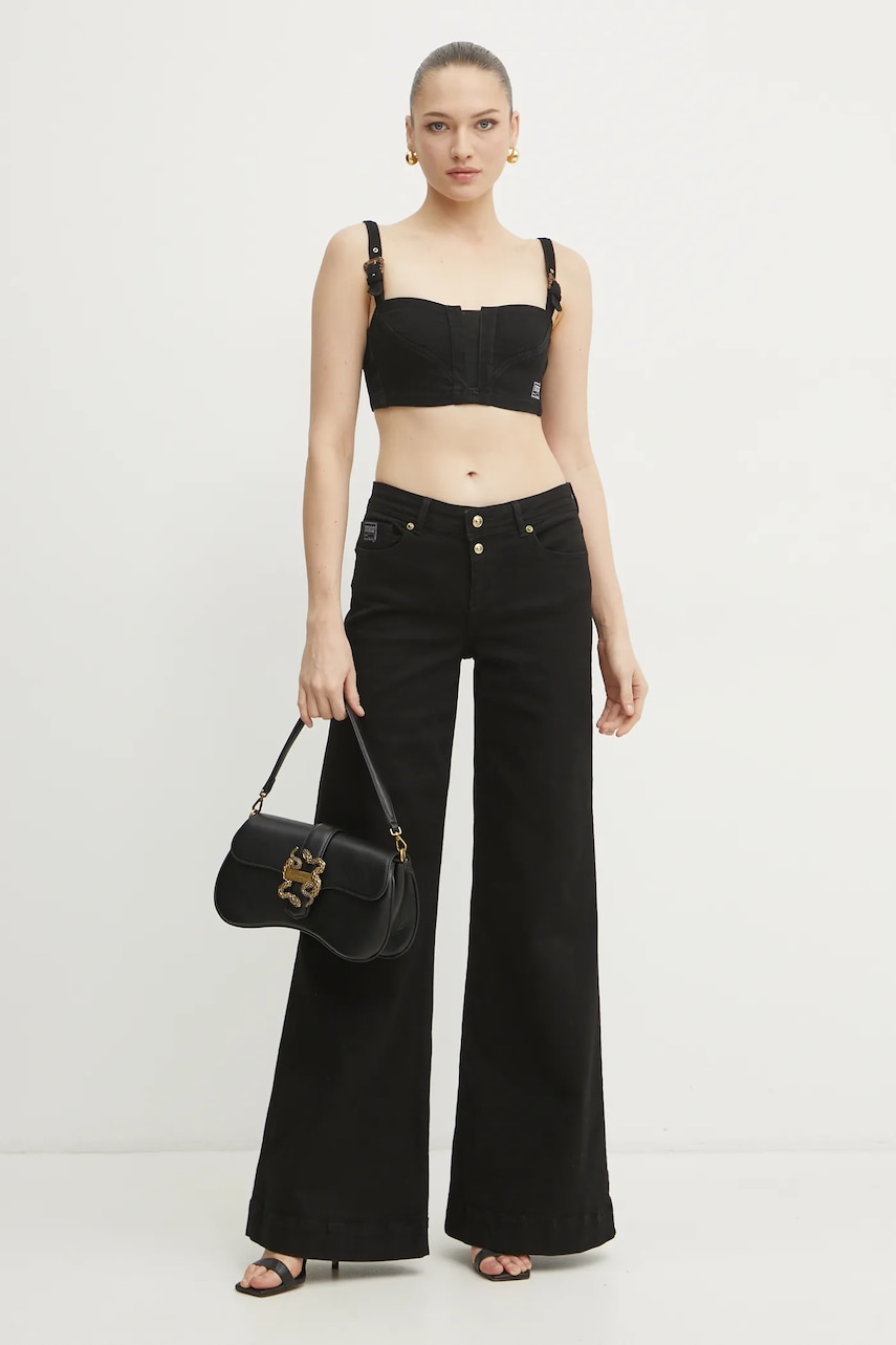 Джинси Versace Jeans Couture жіночі колір чорний 78HAB561 CDW00
