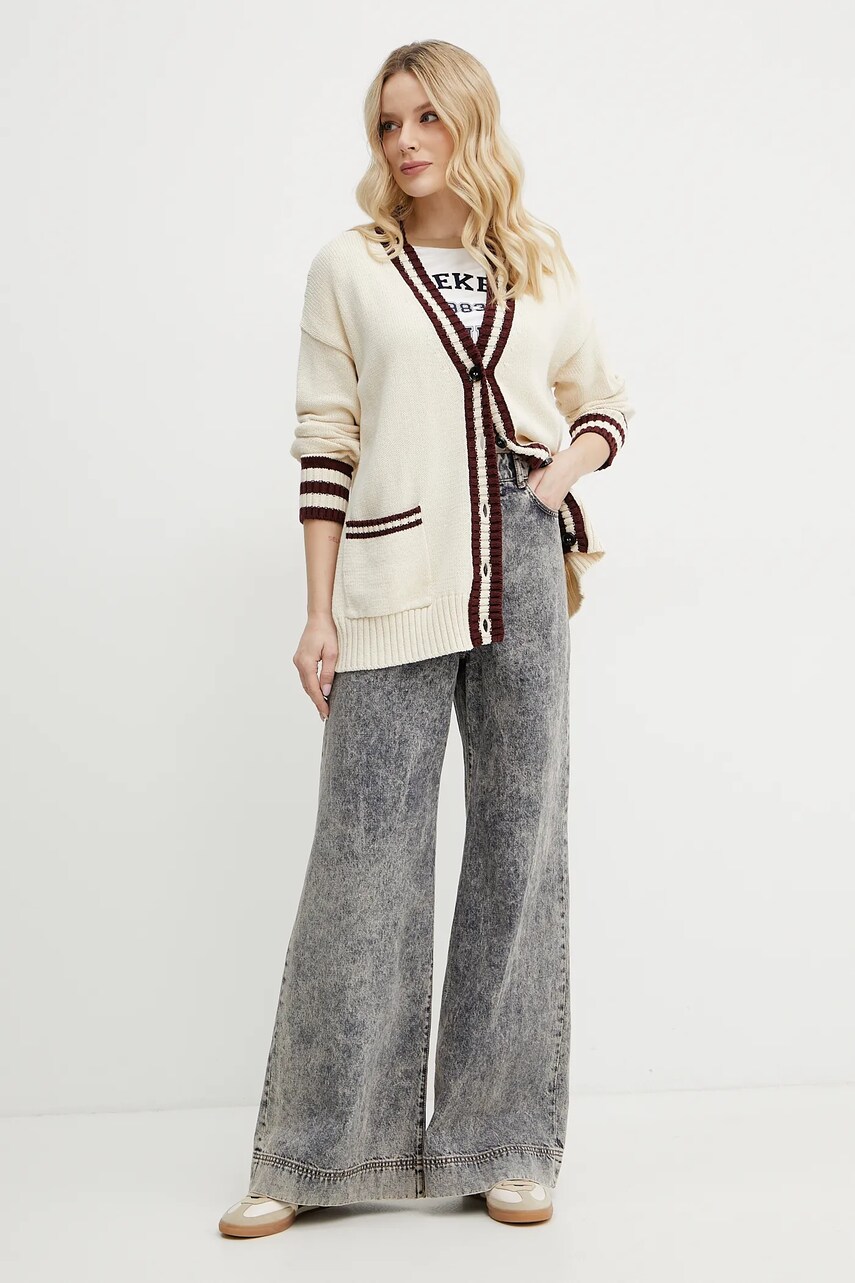 Джинси Weekend Max Mara жіночі колір бежевий 2515181041600