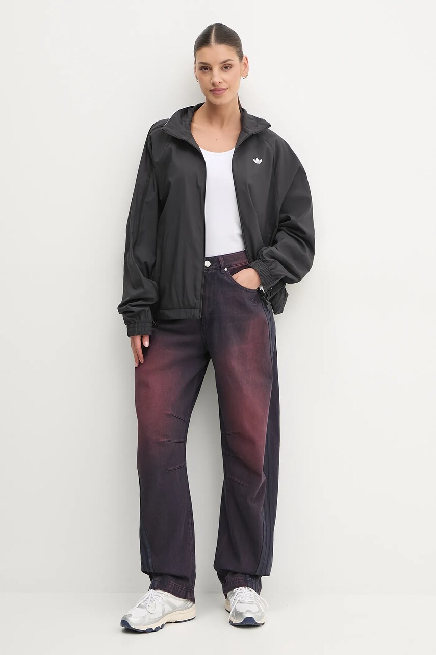 Джинси adidas Originals DENIM BN PANT жіночі висока посадка JX9214