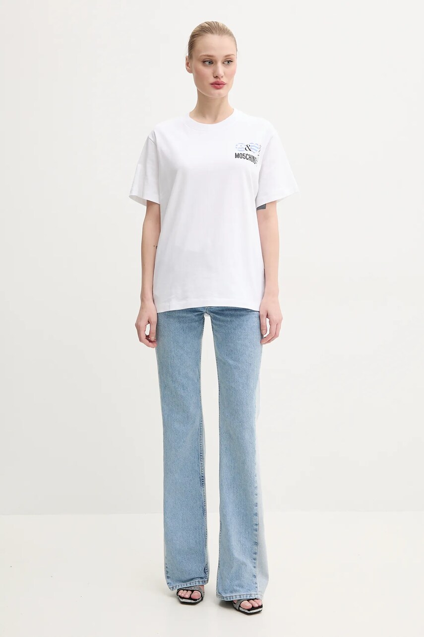Джинси Moschino Jeans жіночі висока посадка 0315 3719
