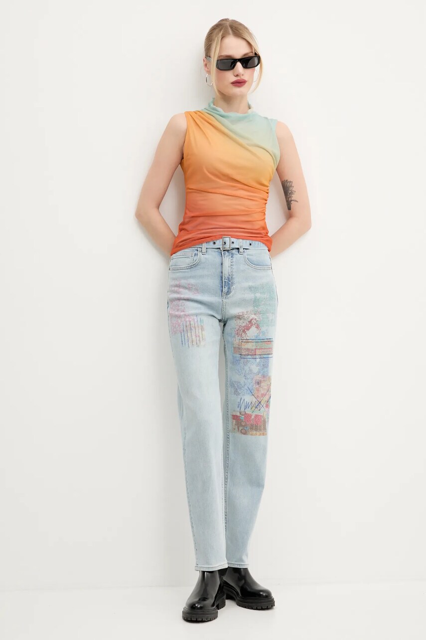 Джинси Desigual HAWAI жіночі висока посадка 25SWDD13