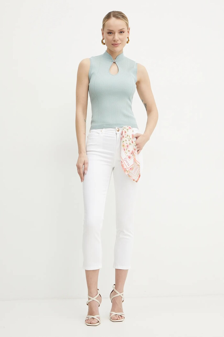 Джинси Guess CAPRI жіночі колір білий W5GA91 W93CM