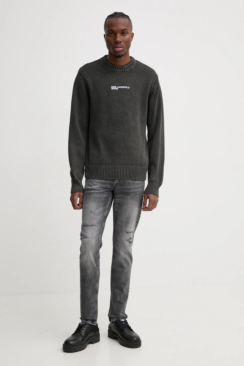 Джинси Karl Lagerfeld Jeans чоловічі колір сірий A1M10105