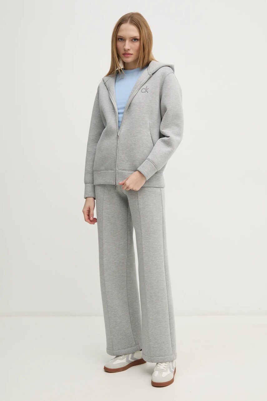 Штани Calvin Klein жіночі колір сірий меланж K20K207947