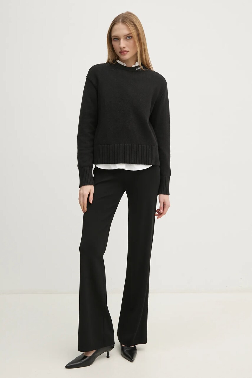 Спортивні штани Calvin Klein Jeans колір чорний однотонні J20J225056