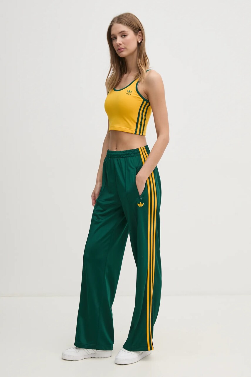 Спортивні штани adidas Originals Firebird колір зелений візерунок JP2314