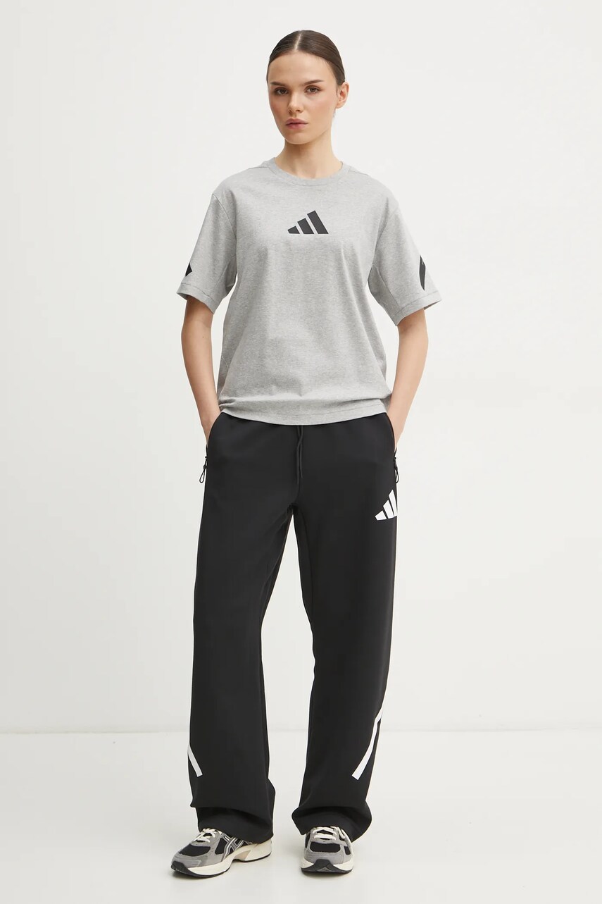 Спортивні штани adidas Z.N.E. колір чорний з принтом JJ4746
