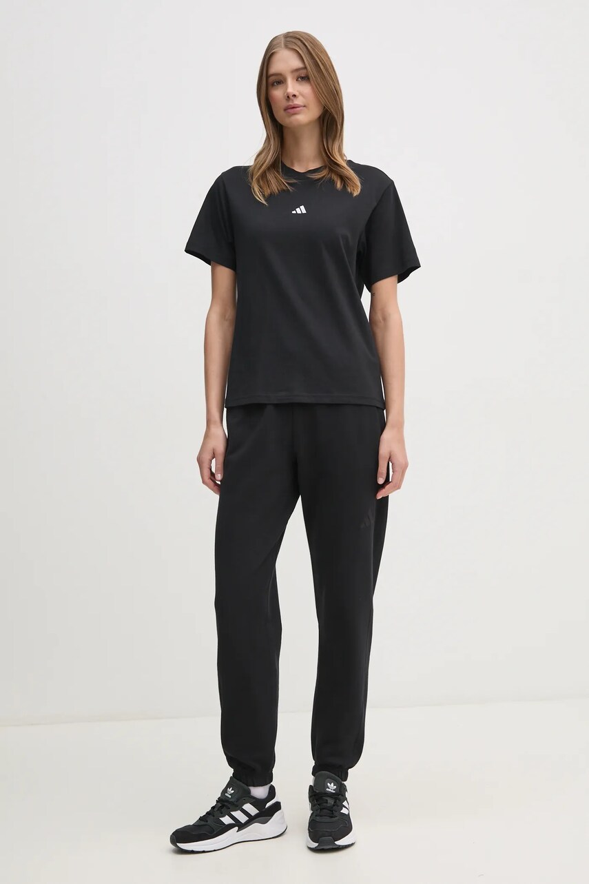 Спортивні штани adidas ALL SZN колір чорний однотонні IX3810