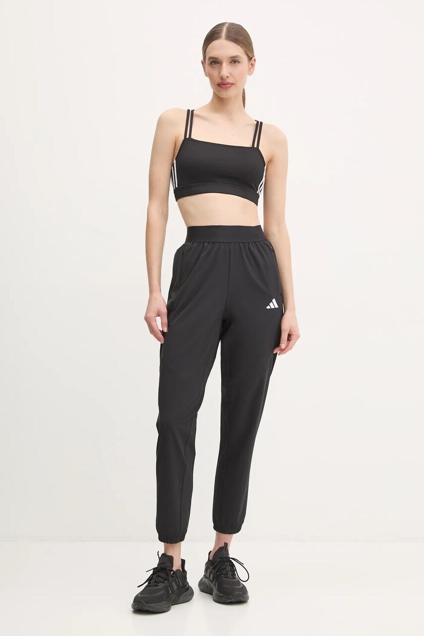 Штани для тренувань adidas Performance Designed for Training колір чорний однотонні IW6396