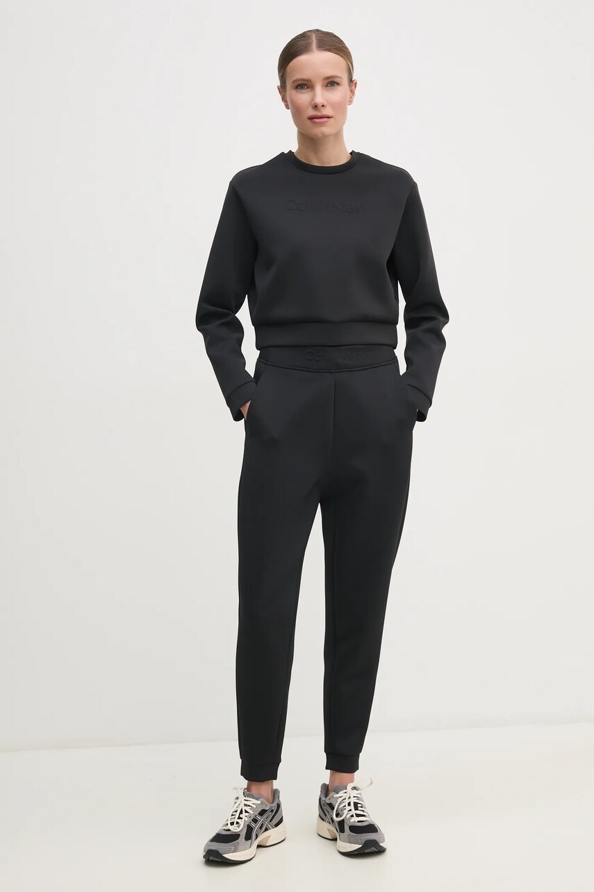 Штани для тренувань Calvin Klein Performance колір чорний однотонні LVGWS5P605